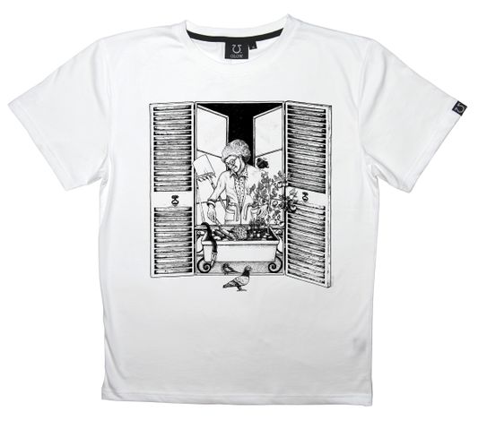 Lucy & Sam Alien Spaceship Tee T-Shirt Unisex-Bimbi 