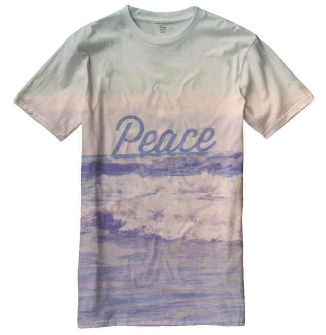 PEACE IN THE AIR tee-shirt Peace - Glazed Shop